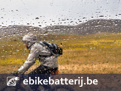 Zijn fietsbatterijen waterdicht?