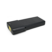 Driekwartaanzicht van de Ansmann 36V 14Ah Compatible fietsbatterij.