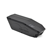 Hoog driekwartaanzicht van de Bosch Powerpack 360 Performance/Active frame E-Bike Vision fietsbatterij.