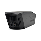 Duidelijke foto van de fietsaansluiting van de Bosch Powerpack 360 Performance/Active frame E-Bike Vision fietsbatterij.