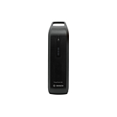 Vooraanzicht van de Bosch Powerpack 545 SMART Frame fietsbatterij staand.