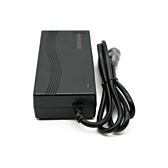 Achteraanzicht van de Gazelle Impulse 42V 3A Compatible lader met Rosenberger aansluiting.