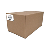 Schuin aanzicht van de volledige doos van de Impulse 36V 14.5Ah Compatible batterij geproduceerd door EYXON.