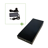 Sparta E-motion C1/C2/C3 / Batavus compatible 13.6Ah fietsbatterij (zwart) Incl. lader  met een plaatje erbij van de oplader
