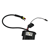 Sparta Ion NiMH 24V 11Ah fietsbatterij frame (banaan) label en aansluiting