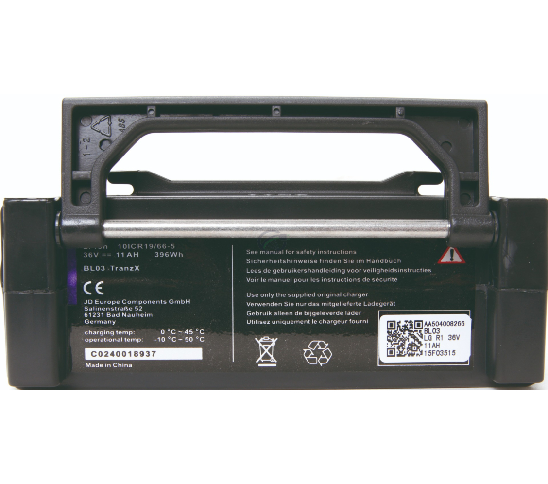 TranzX BL03 36V 11Ah fietsbatterij