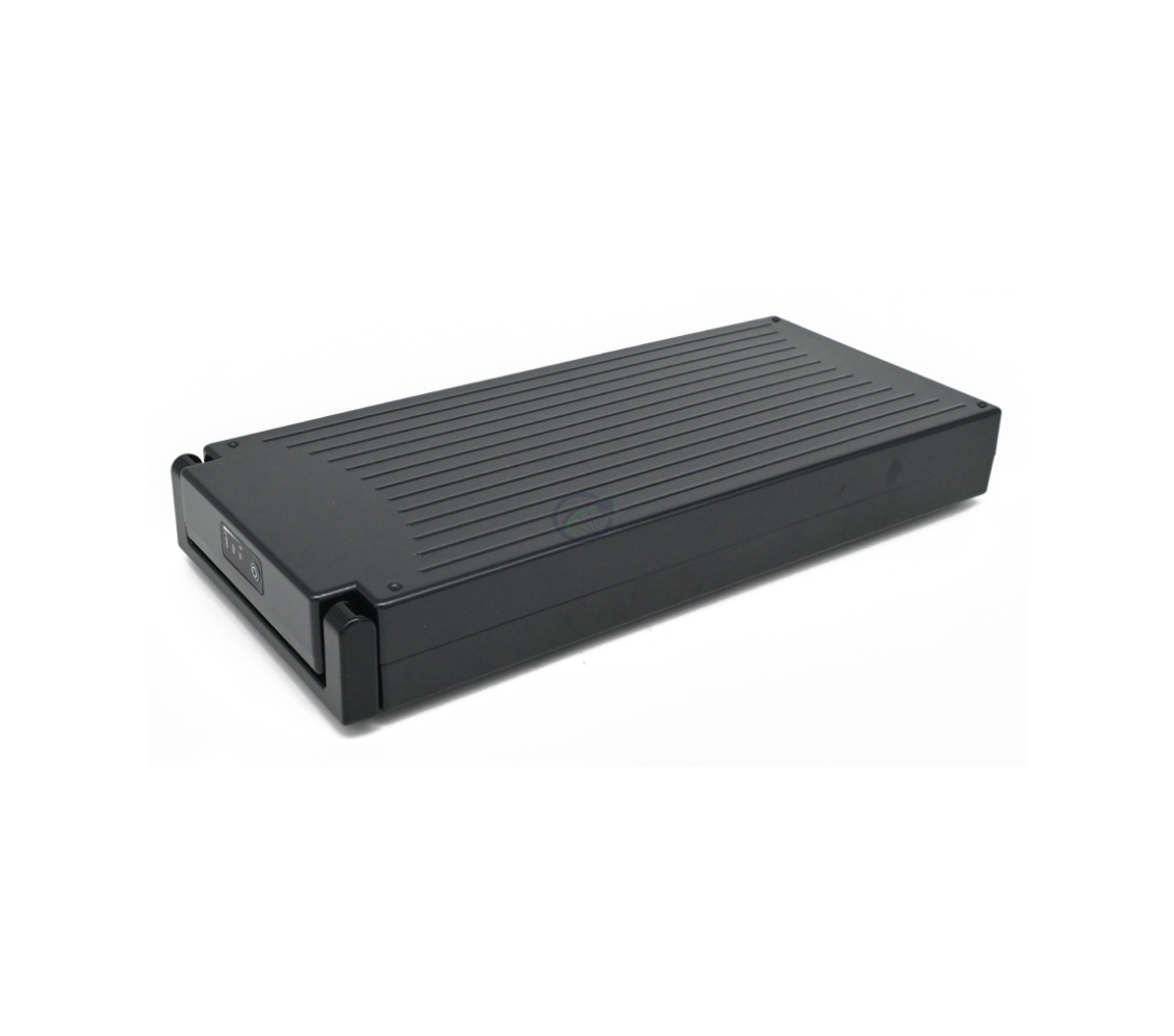Sparta E-motion C1/C2/C3 / Batavus compatible 13.6Ah fietsbatterij (zwart) Incl. lader vanaf de zijkant en een beetje vanaf boven