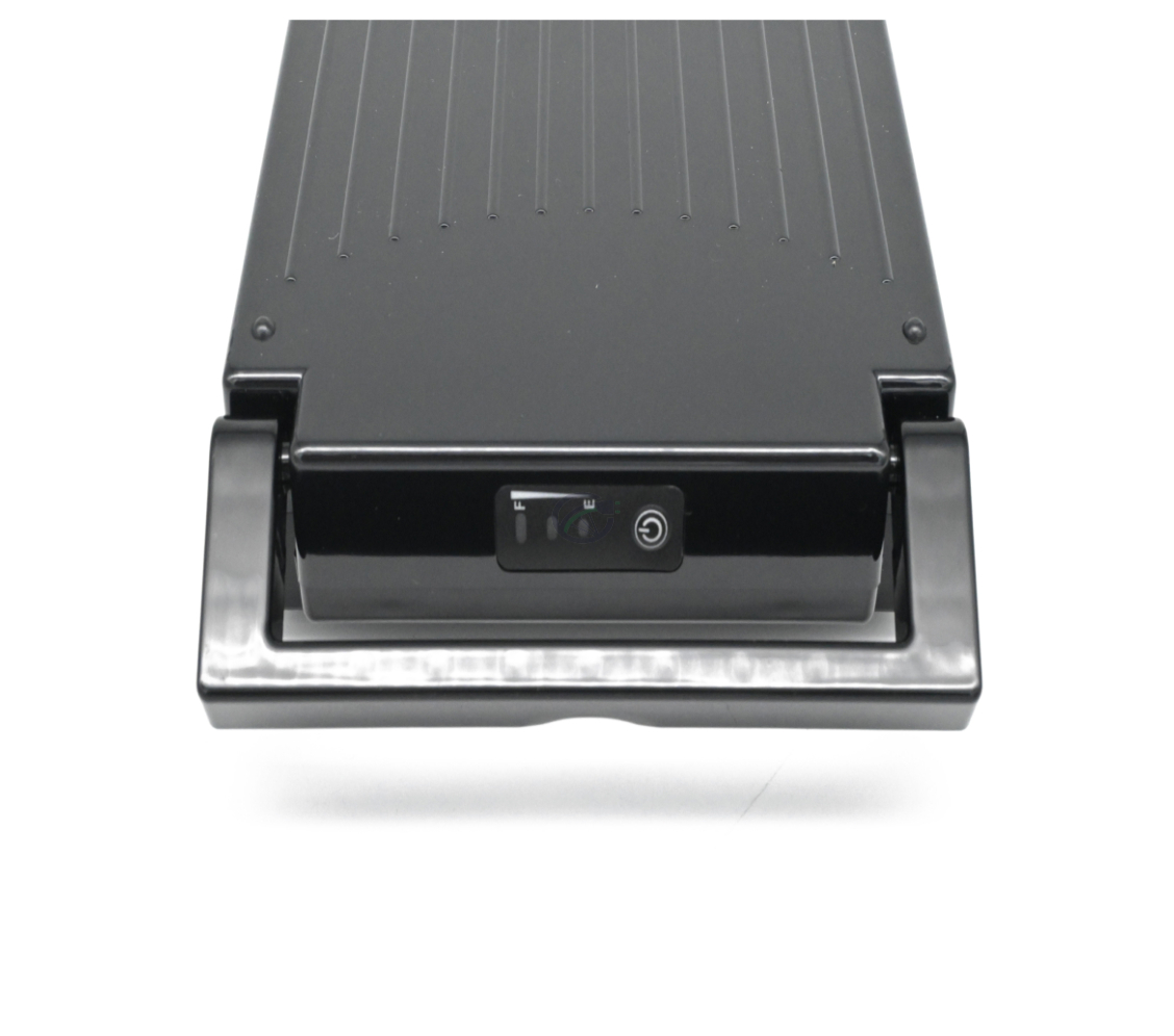 Sparta E-motion C1/C2/C3 / Batavus compatible 13.6Ah fietsbatterij (zwart) Incl. lader vanaf de bovenkant waar je de hendel en de schakelaar ziet