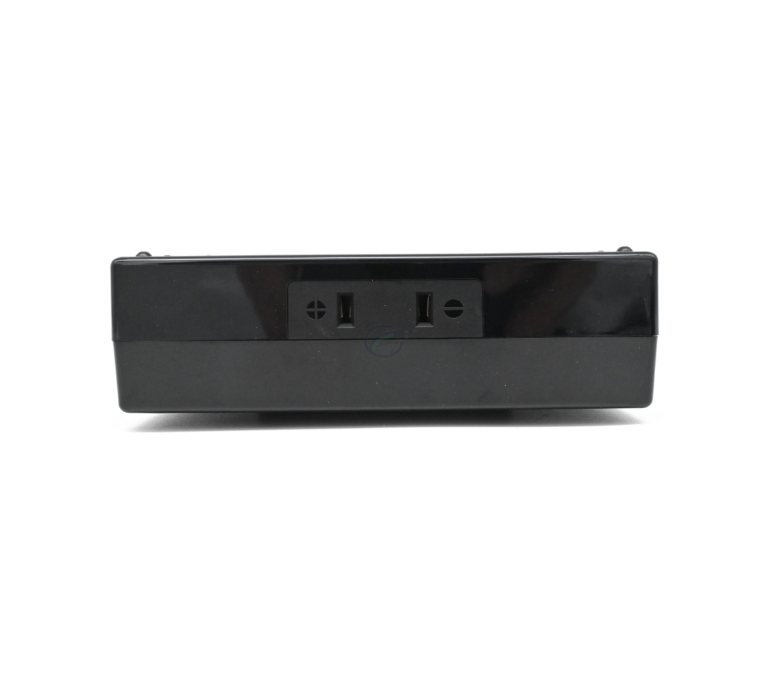 Sparta E-motion C1/C2/C3 / Batavus compatible 13.6Ah fietsbatterij (zwart) Incl. lader close-up van de voorkant waar je de plug-in ziet die de fiets in gaat