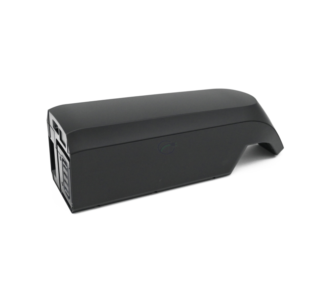 foto van de Shimano BT-E6010 36V 11.6Ah vanaf de zijkant waar de hele batterij duidelijk zichtbaar is