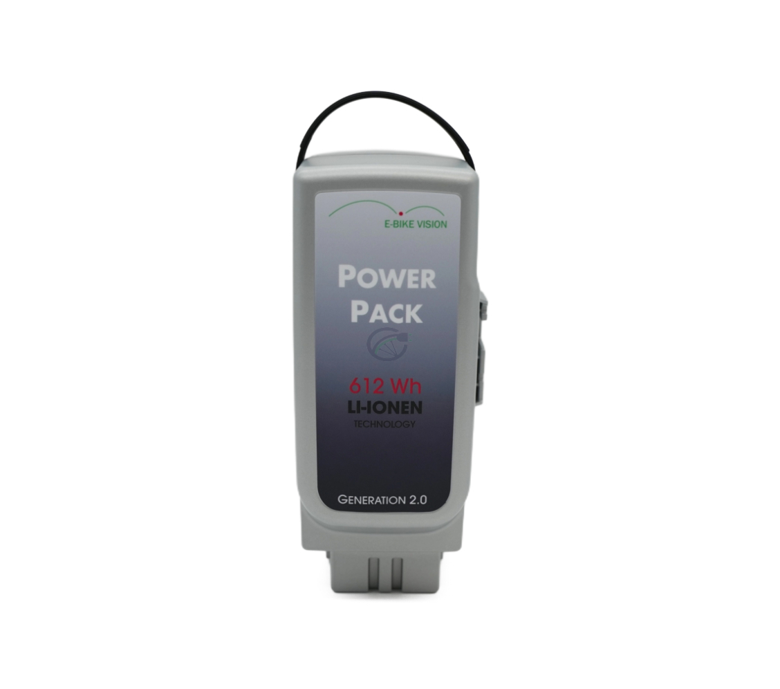 Achteraanzicht van de Panasonic Deluxe 36V 17Ah Compatible.