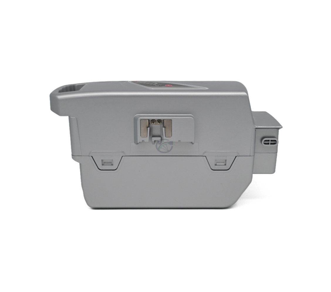 Zijaanzicht van de Flyer Kalkhoff Compatible Panasonic 26V 23Ah fietsbatterij liggend.