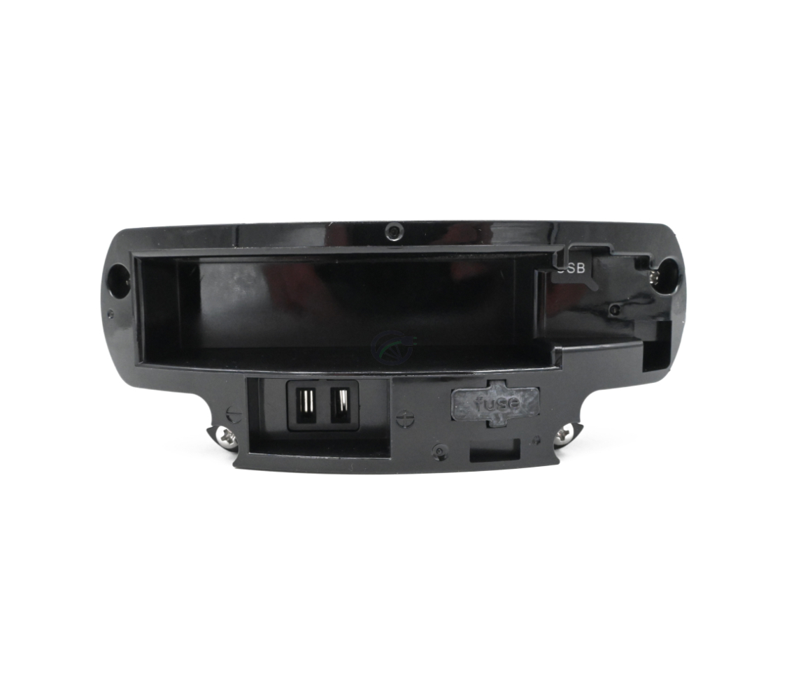 Vooraanzicht van de Phylion XH370-13J Wall-E 37V 14Ah (2-polig). De fietsaansluiting van deze Phylion batterij is duidelijk zichtbaar.
