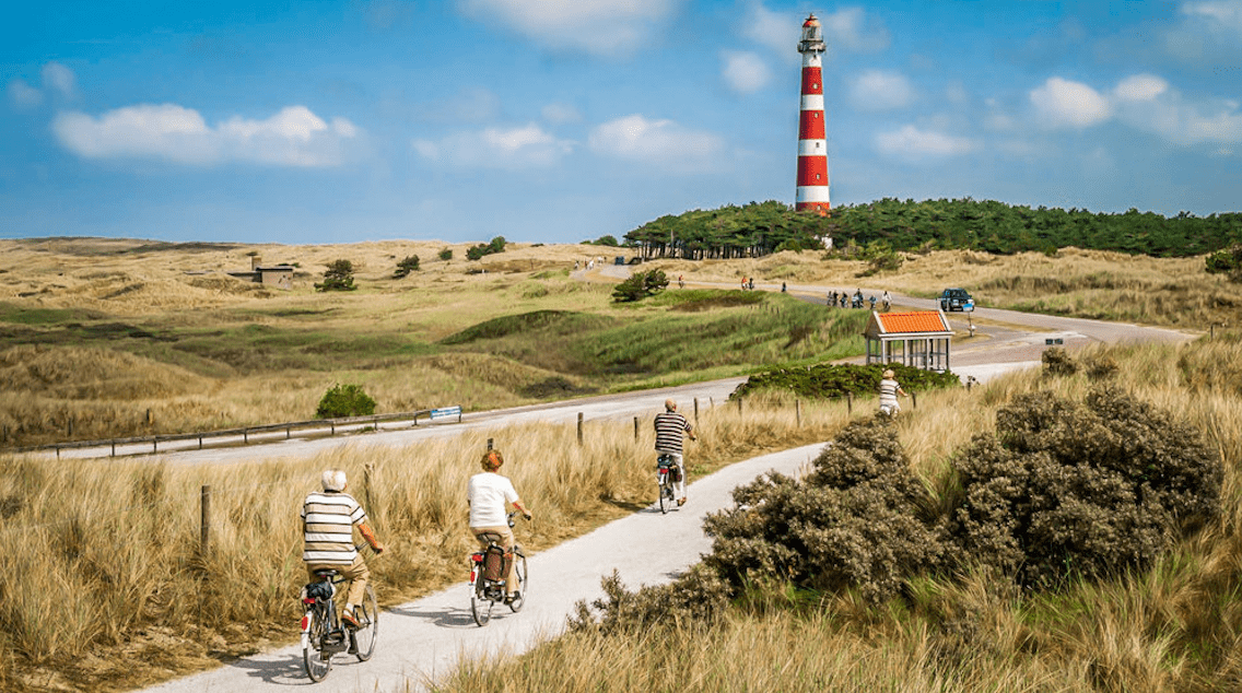 Fietsroute de Waddeneilanden