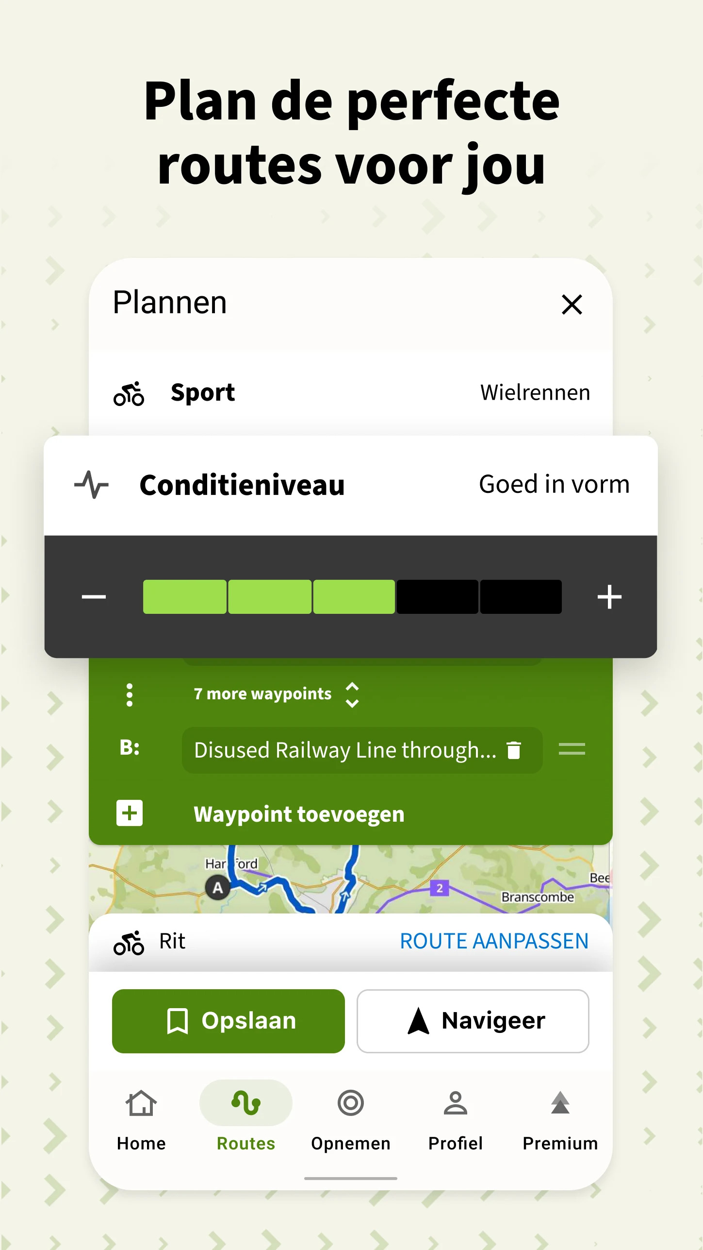 Komoot fitness e-bike app